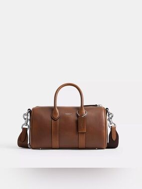 🌼Coach Compass 25 Loved Leather In Burnt Sienna CEO29🌼